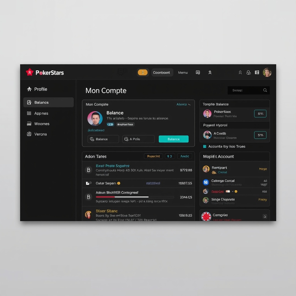 Pokerstars à mon compte — guide complet pour gérer votre compte pokerstars